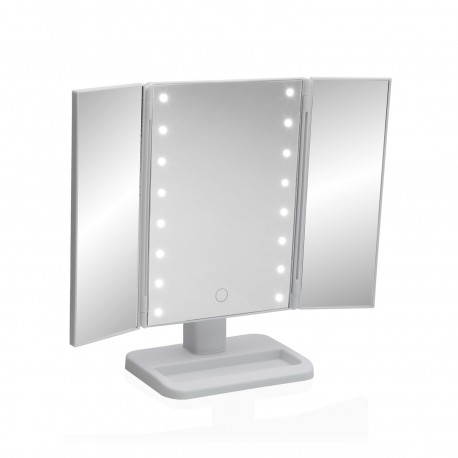 MIROIR BLANC AVEC LUMIÈRE LED
