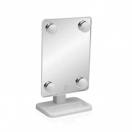 MIROIR BLANC AVEC LUMIÈRE LED