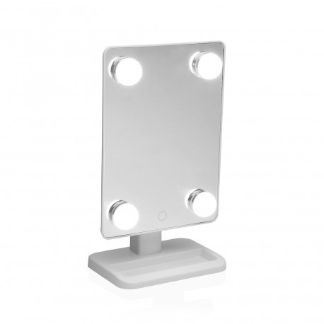 MIROIR BLANC AVEC LUMIÈRE LED