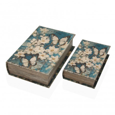 SET 2 LIVRES DÉCO FLORAL