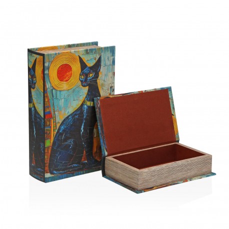 SET 2 LIVRES DÉCO CHAT ÉGYPTIEN