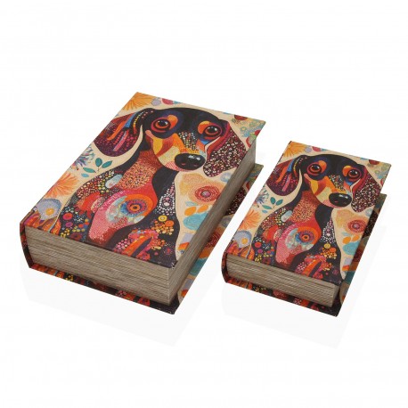 SET 2 LIVRES DÉCO TECKEL