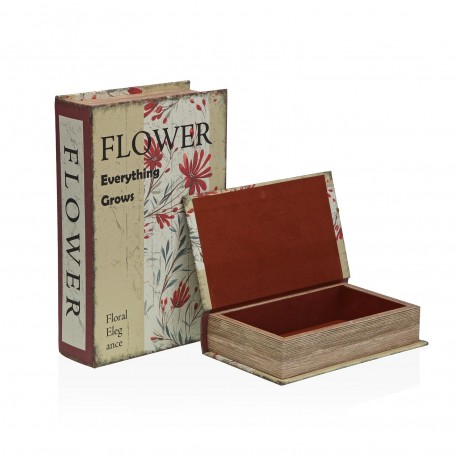 SET 2 LIVRES DÉCO FLOWER ELEGANCE