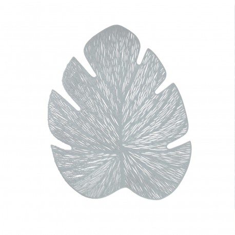 DESSOUS DE PLAT FEUILLE ARGENTÉ