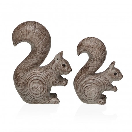 STATUETTE ÉCUREUIL 13X17,5CM