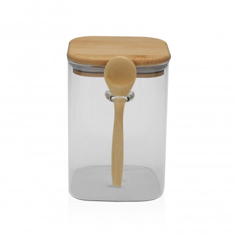 BOCAL 850ML BOROSILICATE AVEC CUILLÈRE