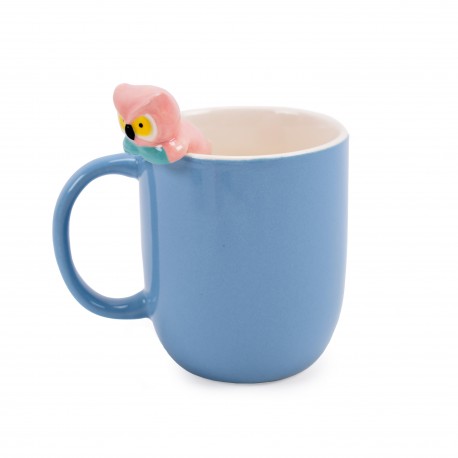 MUG HIBOU BLEU