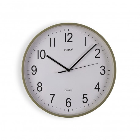 HORLOGE MURALE VERT CLAIR 30CM