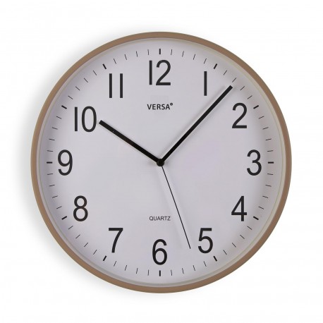 HORLOGE MURALE GRIS CLAIR 40CM