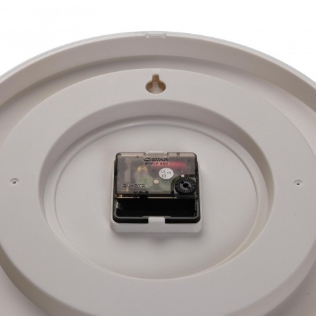 HORLOGE MURALE BLANCHE 25CM