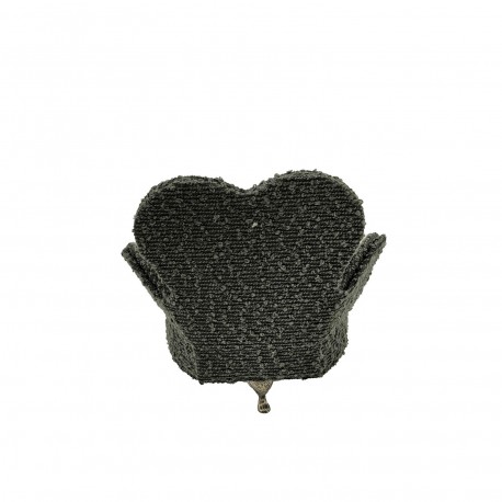 BOÎTE À BIJOUX FAUTEUIL GRIS FONCÉ