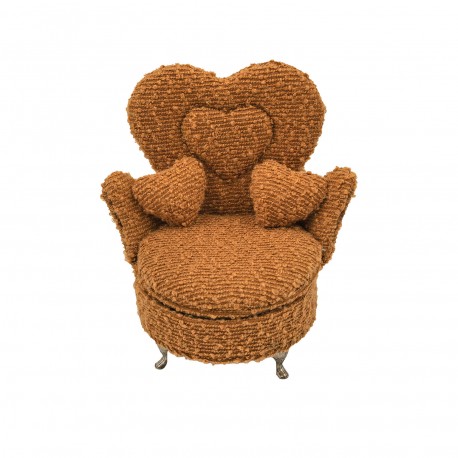 BOÎTE À BIJOUX FAUTEUIL MOUTARDE