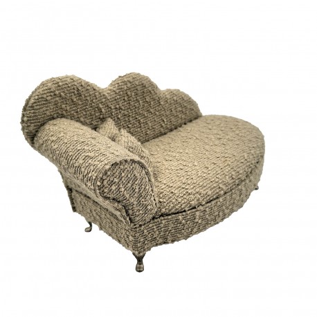 BOÎTE À BIJOUX CHAISE LONGUE GRIS CLAIR
