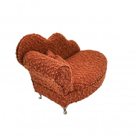 BOÎTE À BIJOUX CHAISE LONGUE ROUGE