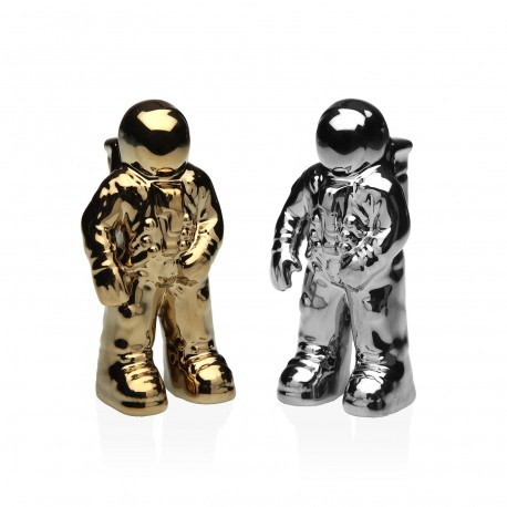 STATUETTE CÉRAMIQUE ASTRONAUTE ASSORTIMENT