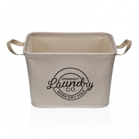 PANIER "LAUNDRY" CRÈME