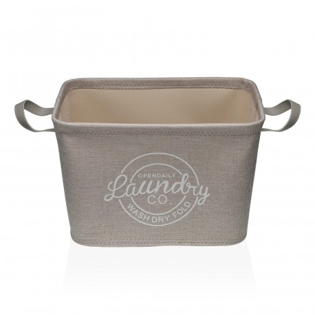 PANIER "LAUNDRY" GRIS