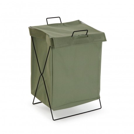 PANIER À LINGE PLIABLE "LAUNDRY" VERT