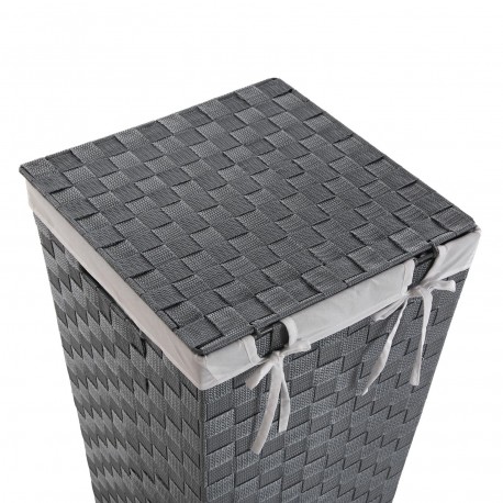 PANIER À LINGE GRIS CLAIR