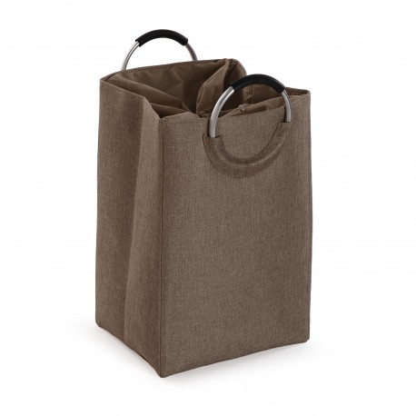 PANIER À LINGE AVEC POIGNÉES BEIGE