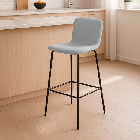 CHAISE HAUTTE BLEU GRIS