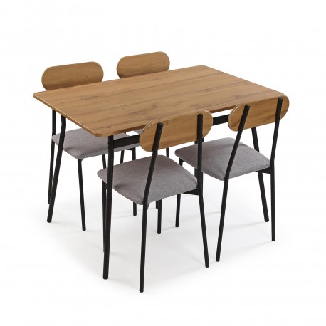 SET TABLE ET 4 CHAISES DENALI