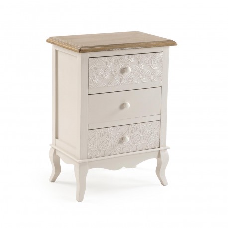 TABLE DE CHEVET 3 TIROIRS TENNY