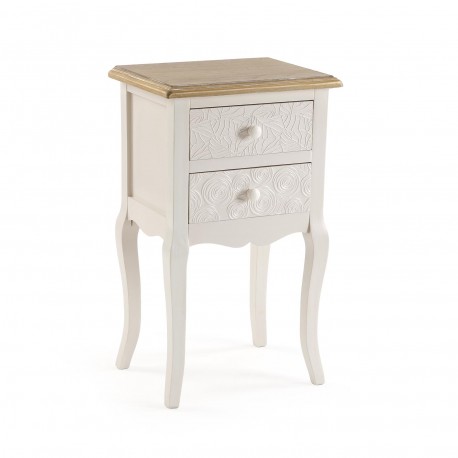 TABLE DE CHEVET 2 TIROIRS TENNY