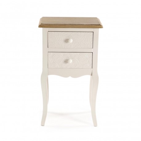TABLE DE CHEVET 2 TIROIRS TENNY