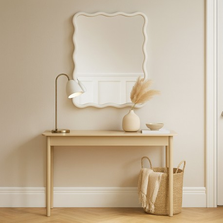 MIROIR VAGUES BLANC