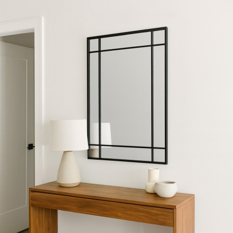 MIROIR MÉTAL NOIR MIROIR MÉTAL NOIR