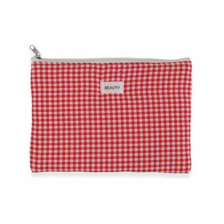 TROUSSE VICHY ROUGE 27X19CM