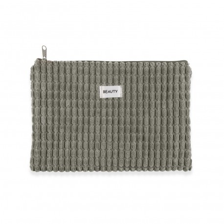 TROUSSE CORDUROY BLEU 27X19CM
