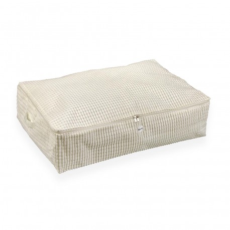 HOUSSE RANGEMENT CORDUROY BLANC XL