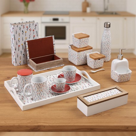 SET 6 TASSES THÉ AVEC SOUCOUPE BLUME