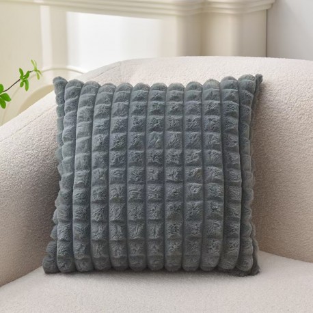 COUSSIN GRIS 45X45 AVEC REMBOURRAGE