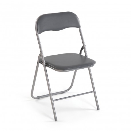CHAISE PLIANTE TORA GRIS FONCÉ