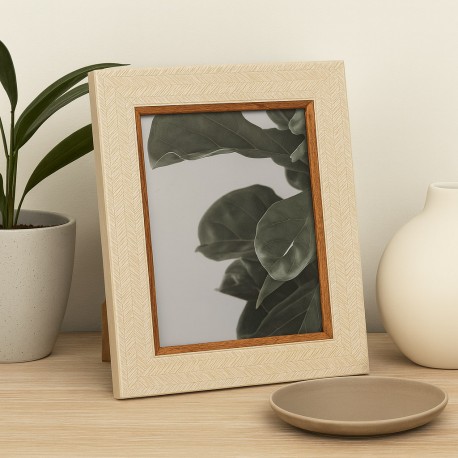 CADRE PHOTO MARRON DÉTAIL MARRON FONCÉ 13 X 18