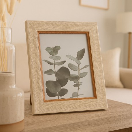 CADRE PHOTO MARRON DÉTAIL MARRON FONCÉ 15 X 20