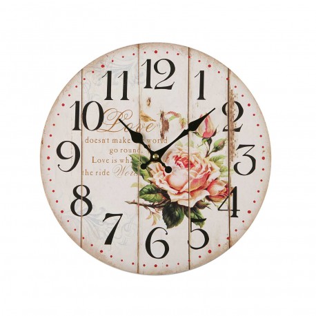 HORLOGE MURALE LOVE 28CM