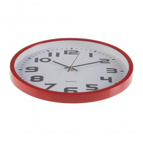 HORLOGE DE CUISINE ROUGE