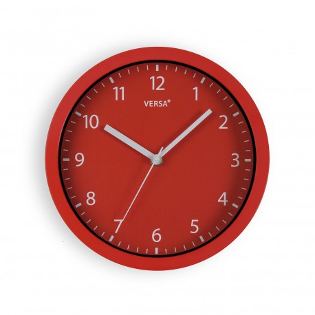 HORLOGE MURALE ROUGE