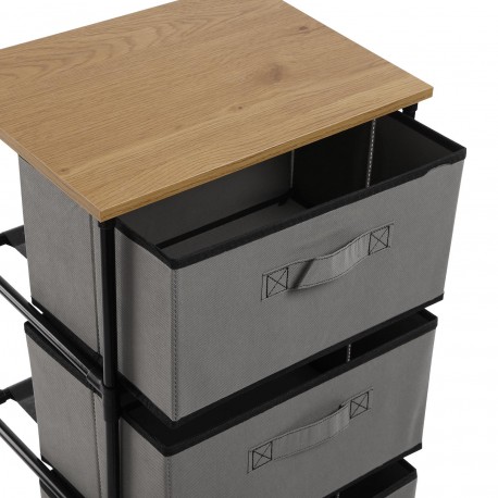 CHIFFONNIER GRIS CLAIR