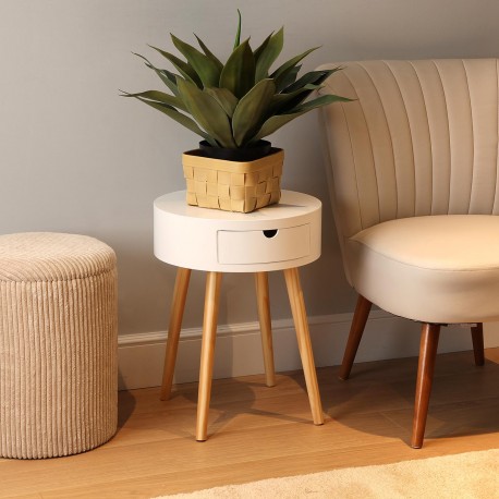 TABLE AUXILIAIRE BLANC