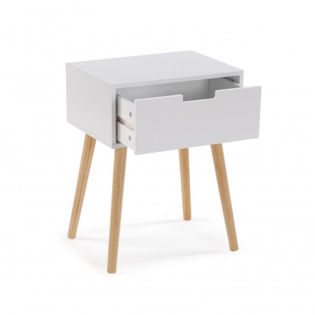 TABLE DE CHEVET BLANCHE
