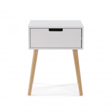 TABLE DE CHEVET BLANCHE