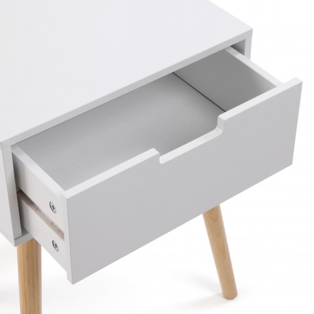 TABLE DE CHEVET BLANCHE