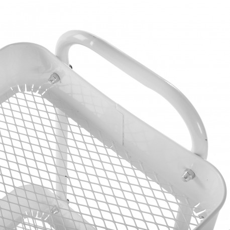 CHARIOT 3 NIVEAUX BLANC