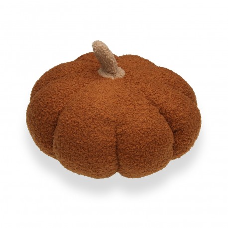 COUSSIN CITROUILLE CAMEL L AVEC REMBOURRAGE
