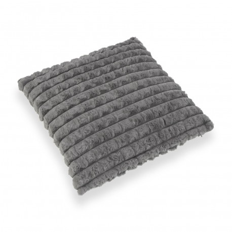 COUSSIN GRIS 45X45 AVEC REMBOURRAGE